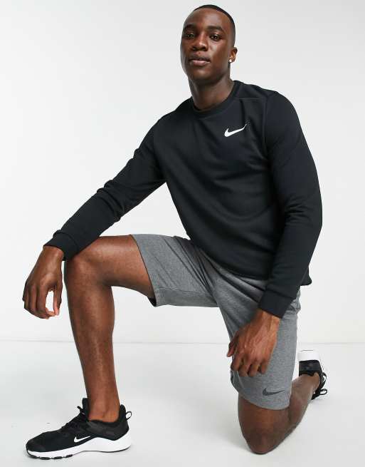 Nike Training Tall - Felpa girocollo nera, 4 di 4