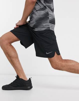 nike training flex shorts in black
