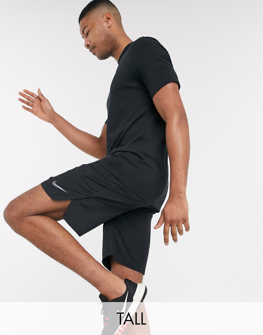 Nike Training Tall - Pantaloncini da 8 neri-Nero