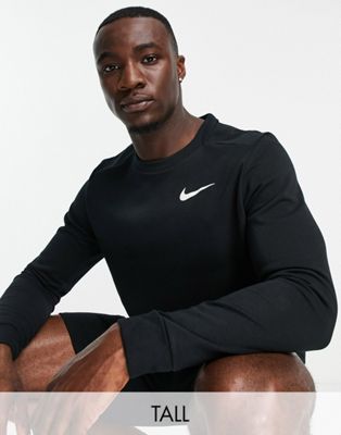 Sweats Nike Training Tall - Sweat ras de cou en polaire Dri-FIT - Noir