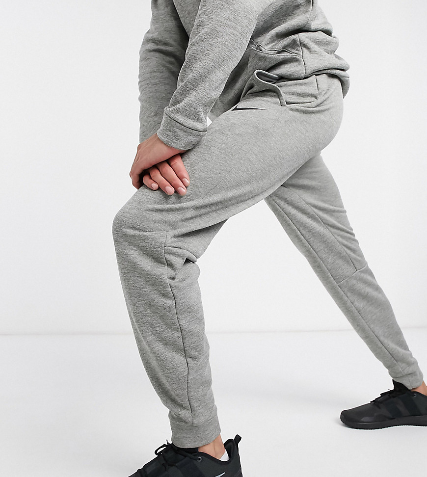 Nike Training Tall tapered joggers in grey marl