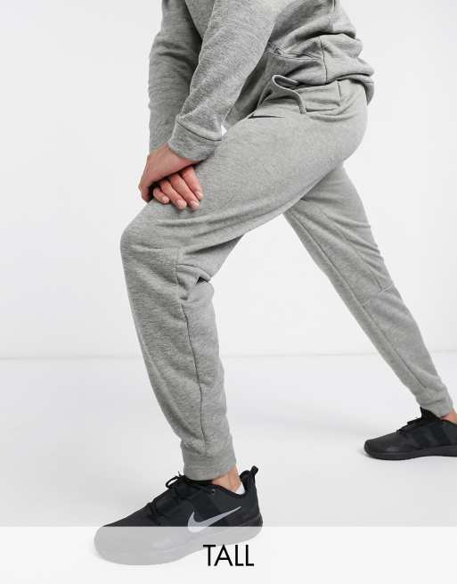 Nike Training Tall tapered joggers in grey marl