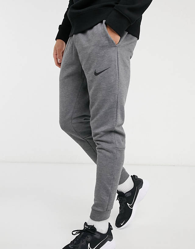 Nike Training - tapered joggers in charcoal