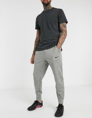 Nike Training tapered joggers in grey 