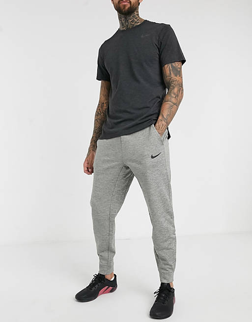 Nike Training tapered joggers in grey marl