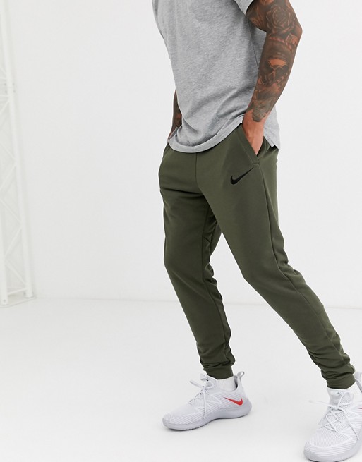 Nike Training tapered joggers in khaki