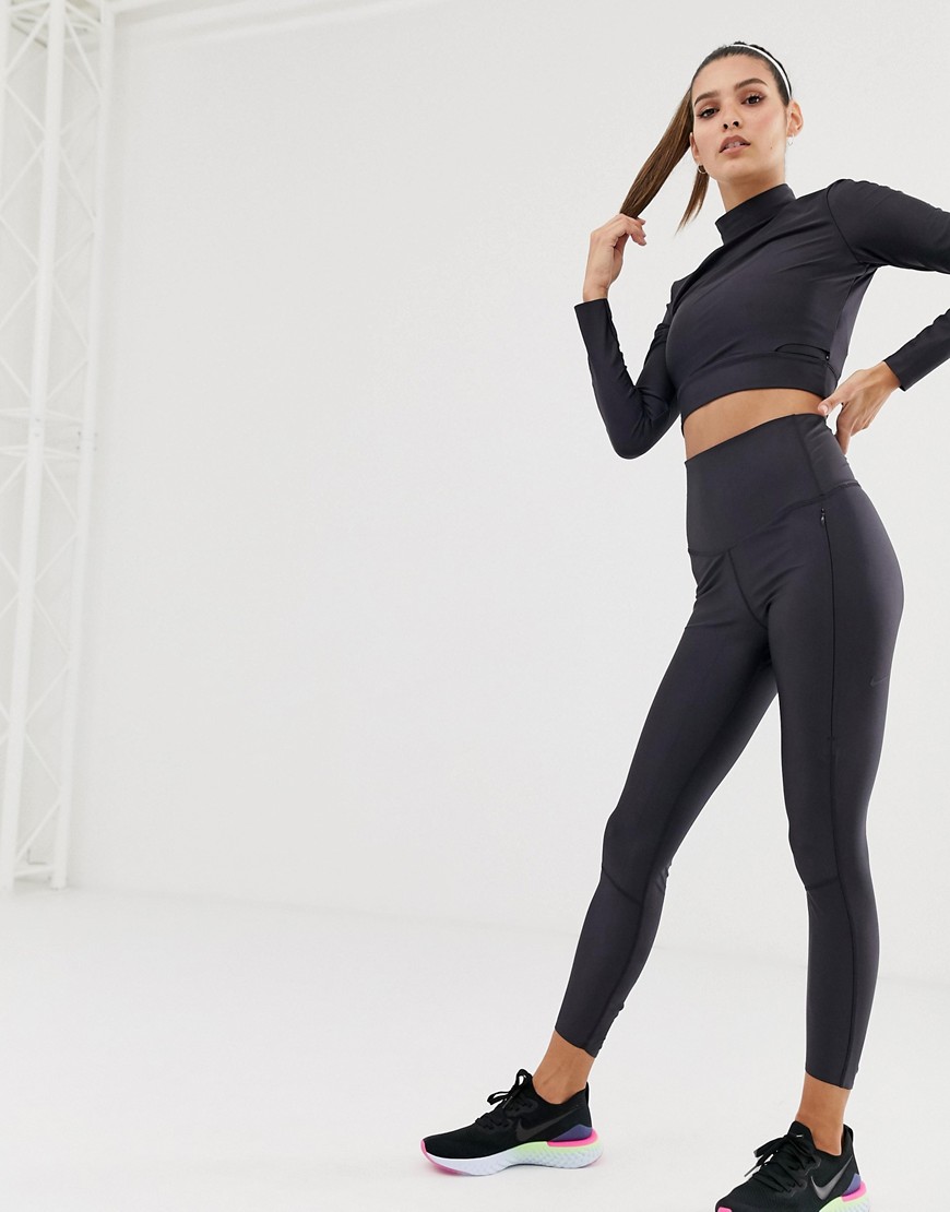Nike Training Tech Pack leggings with side zips in black