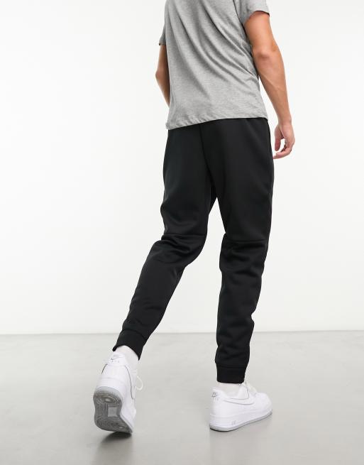 Sol Gym Cotton Tapered Sweatpants, Black