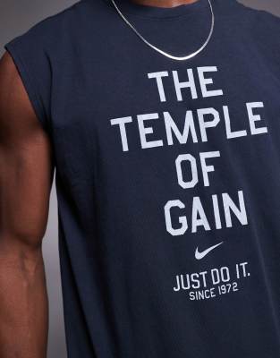 NIKE THE TEMPLE OF GAIN GRAPHIC TANK TOP