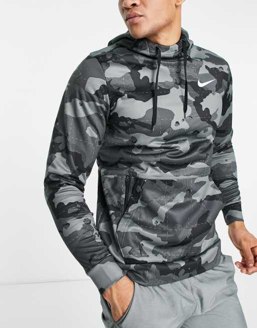 Nike camo hotsell print hoodie