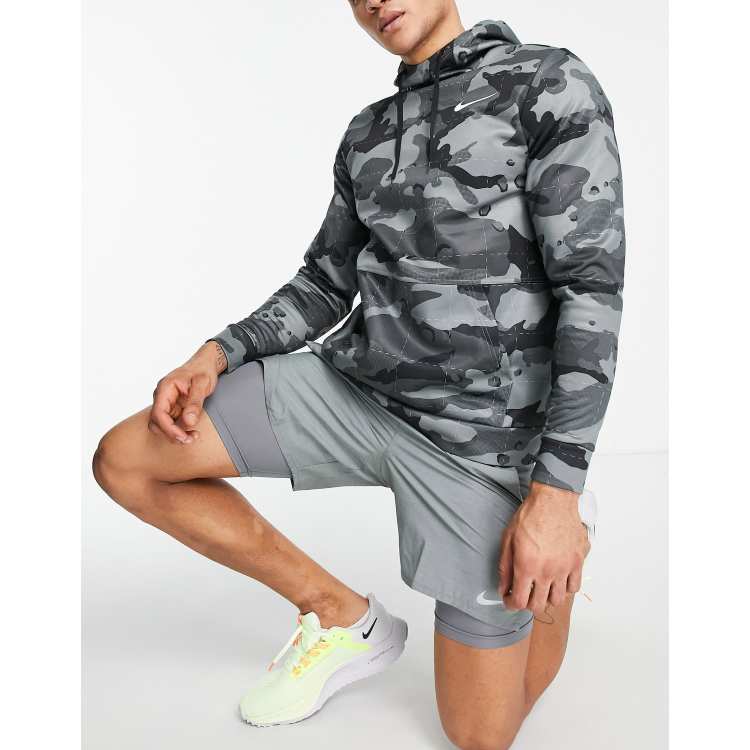 Nike black best sale camo hoodie