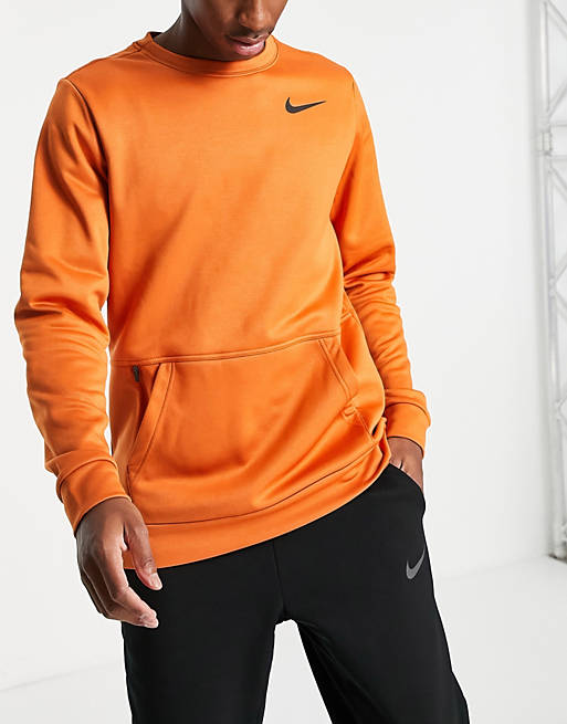Sportswear Nike Training Therma-FIT crewneck in orange 