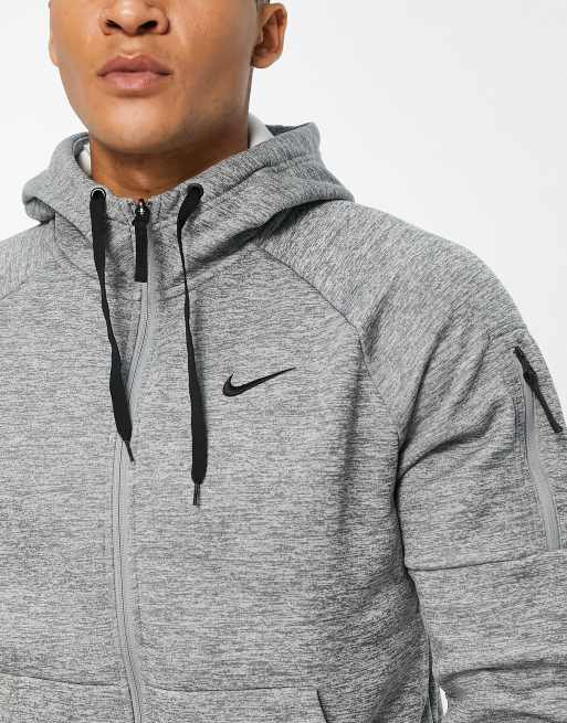 Outlaw Grey Nike Therma-FIT Textured Fleece Full Zip