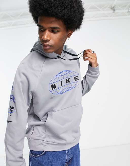 Nike therma 2024 graphic fleece hoodie