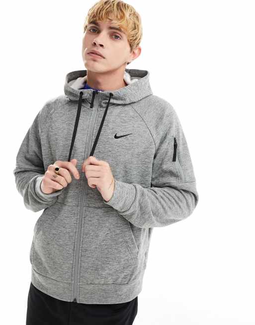 Nike therma hoodie outlet grey