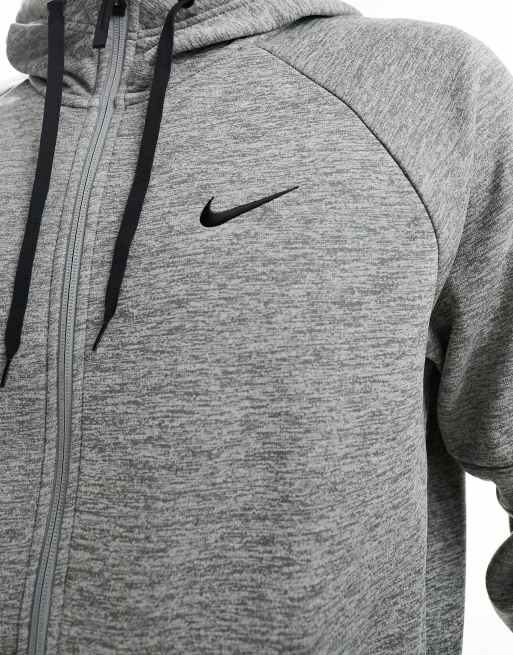 Nike Training Therma FIT hoodie in dark grey ASOS