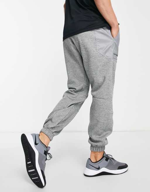 Nike Training Therma-FIT novelty tapered joggers in grey