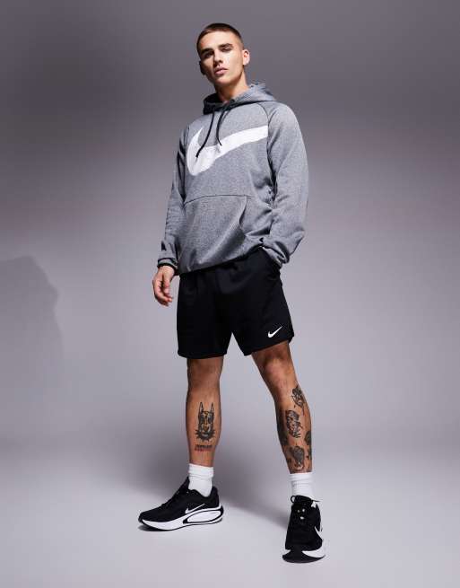 Nike Training Therma-Fit Swoosh graphic hoodie in black, 3 of 4