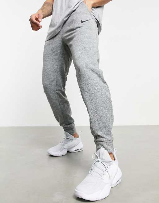 Nike therma tapered joggers grey new arrivals