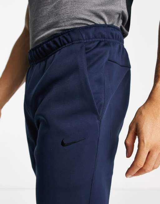 Nike Training Therma-FIT tapered joggers in navy