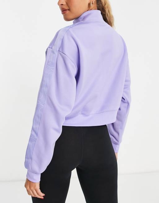 Nike lilac half zip hotsell