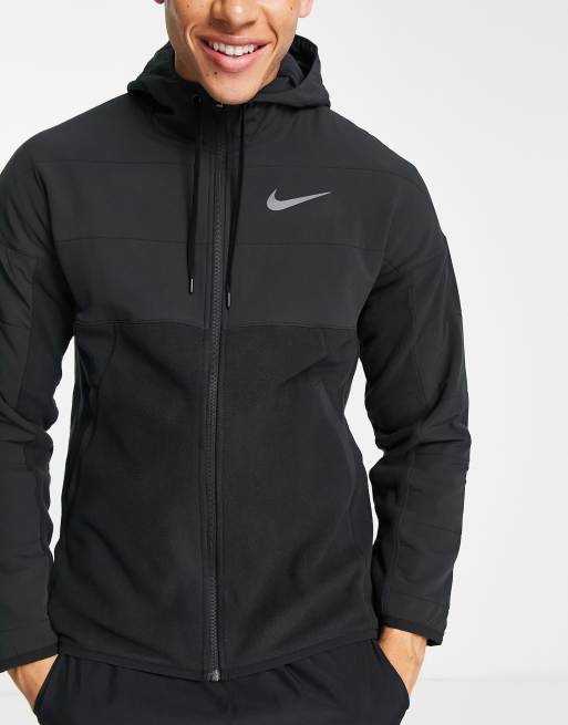 Nike Training Therma FIT winterised full zip jacket in black