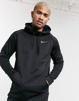 black nike therma hoodie