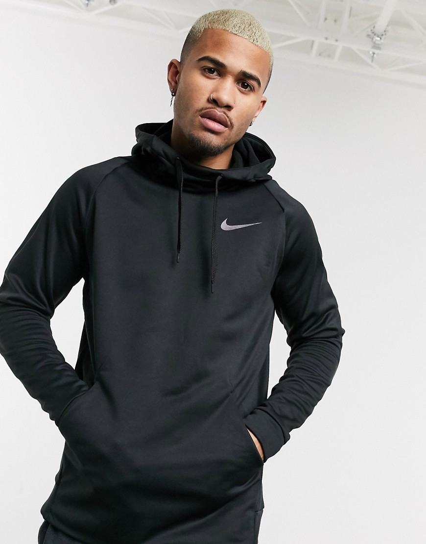 Nike Training therma hoodie in black