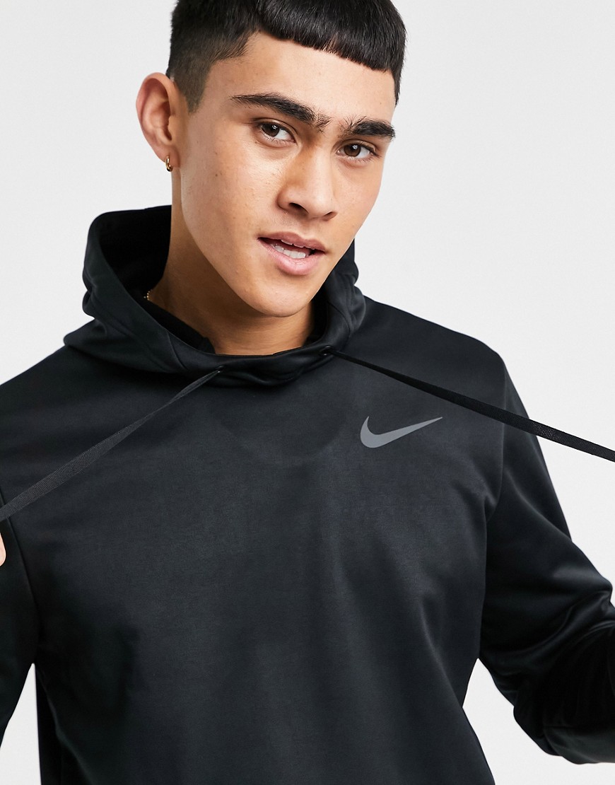 Nike Training Therma pullover hoodie in black