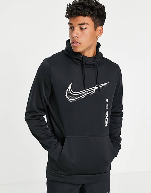 Nike Training Therma swoosh hoodie in black | ASOS