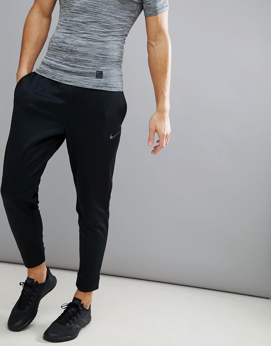 Nike Training therma tapered joggers in black 800193-010
