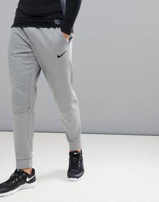 nike training tapered joggers grey