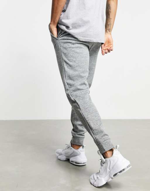 Nike training joggers grey hot sale