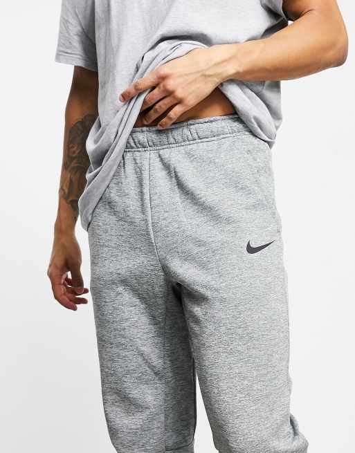 Nike therma joggers discount grey