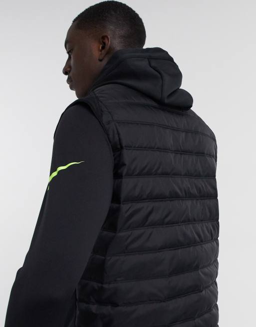 Nike Training therma winterized padded vest in black ASOS