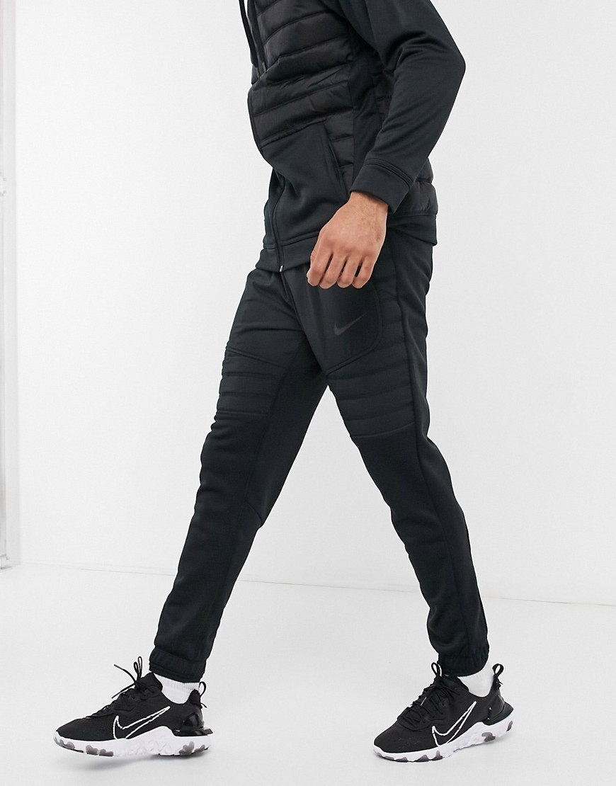 Nike Training therma winterized sweatpants in black
