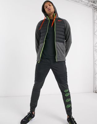 nike therma zip up