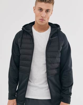 black nike therma jacket