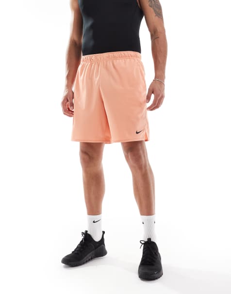 Nike Training – Totality – Dri-FIT – Aprikosfärgade, stickade shorts på 7 tum - view 1