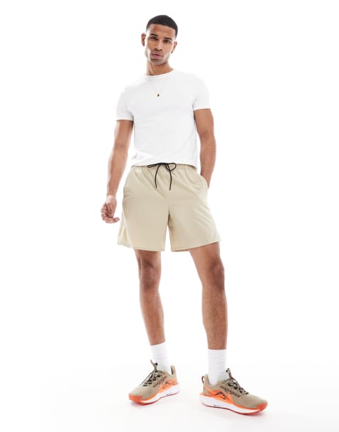 Nike Training Totality Dri-FIT woven 7inch shorts in light khaki - view 1