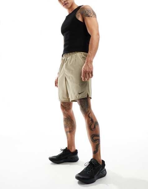 Nike Training Totality knit Dri-FIT 7 inch shorts in khaki - view 1