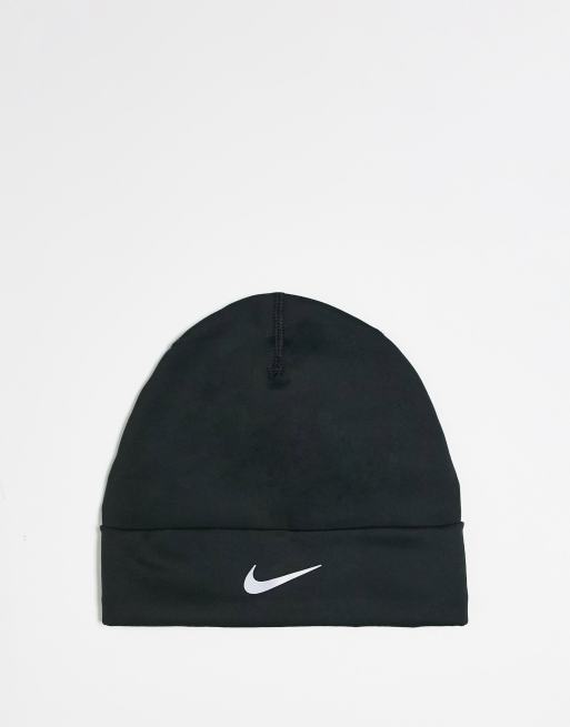Nike Training - Uniseks beanie met omgeslagen in zwart