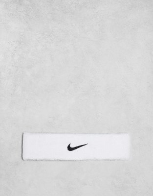 Nike Training - Unisex-Haarband in Weiß mit Swoosh-Logo