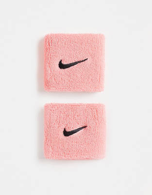 Nike Training - Unisex-Schweißbänder in Rosa mit Swoosh-Logo