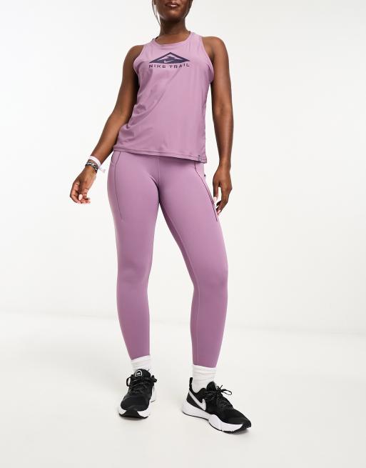 Nike Air Dri-Fit Women's 7/8 Tight Pink Purple