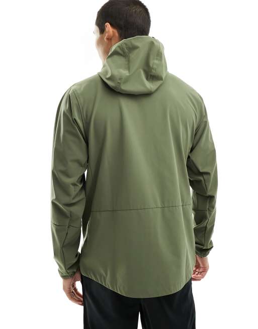 Olive green windbreaker nike on sale