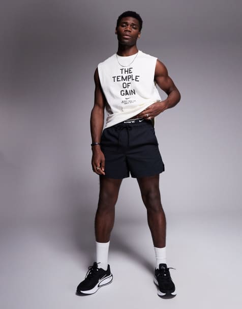 Nike Training - Unlimited - Short Dri-FIT 5 pouces en crépon - Noir - view 1