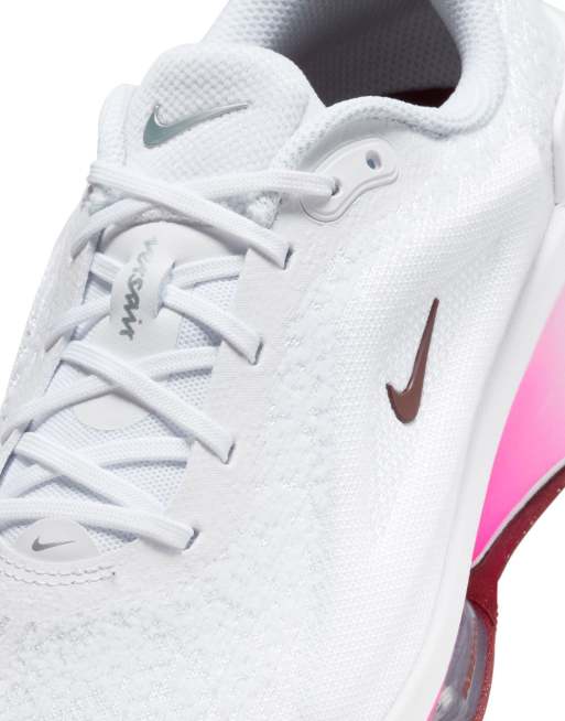 Nike - Training Versair - Sneakers bianche e rosa, 3 di 4