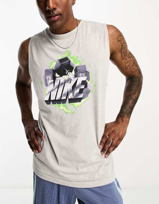 Mens dri fit sleeveless tee sale