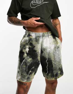 Nike Training - Vintage Dri-FIT - Sorte shorts med gennemgående print